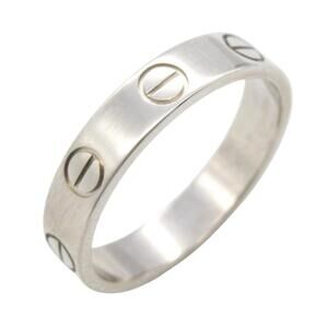 CARTIER 18k Silver Love Ring